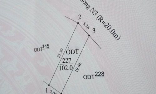 Đất mặt tiền đường chính 20m khu dân cư Phường Phú Thạnh, TP Tuy Hoà