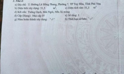 CỌC NHANH NÀO ACE ƠI!!! NHÀ CẤP 4 MT LÊ HỒNG PHONG P7 CHỐT GẤP!!!