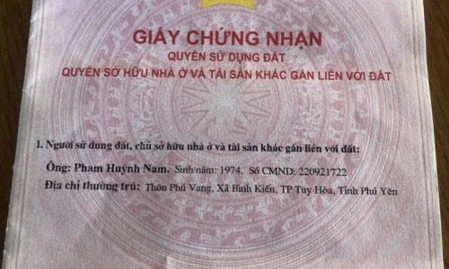 Đất khu sân bay Tuy Hoà 2 mặt tiền đường Trần Kiệt 25m và đường 16m