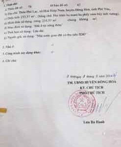 Cần bán lô đất hướng mặt tiền biển Đường Trần Kiệt, Phường Phú Đông, Tuy Hòa